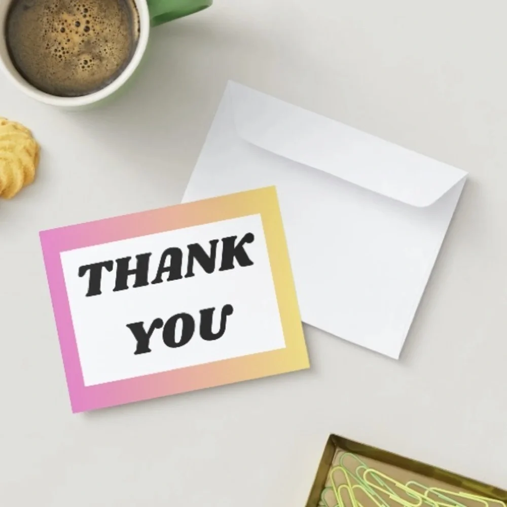 Set of 10 Thank You Post Cards